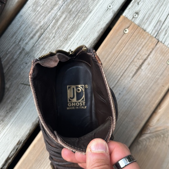 Jo Ghost Vero Cuoio Boots Size 41 Men’s 10 - Picture 4 of 5